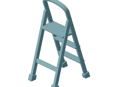 Plastic Premium Ladder Toy 3D model