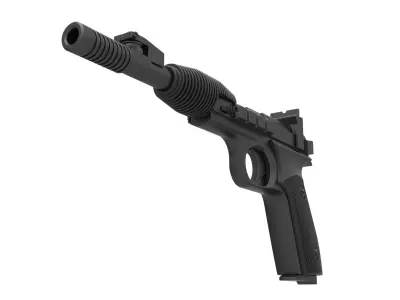 Blaster pistol X-30 from Star Wars Return of the Jedi 3D model