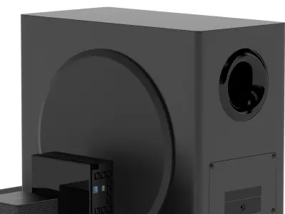 Samsung Q-series Wireless Dolby ATMOS Soundbar Q910C 3D model