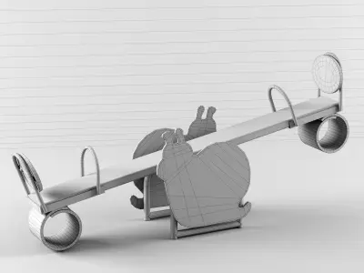 baby equipment set 1 3D model