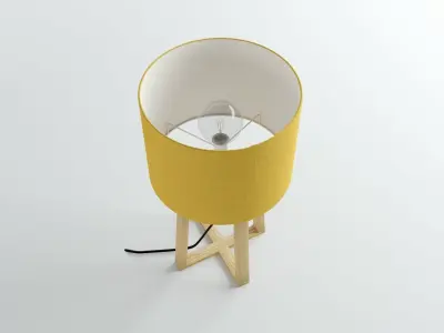 Desk Lamp - Mustard  3D model