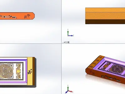 Chinese tea tray 3D model