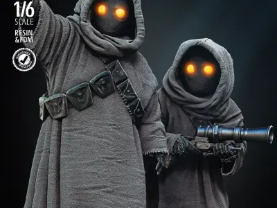 STAR WARS Jawas Sculpture 3D print model