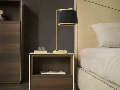 Bed Side Lamp 005 Low-poly 3D model
