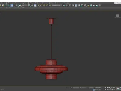 Stilnovo Ceiling Pendant Model 1219 Low-poly 3D model