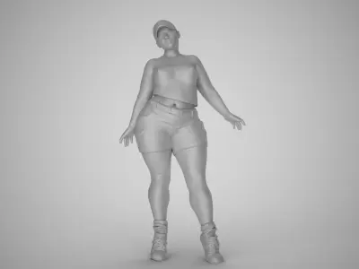 Street Girl 3D print model