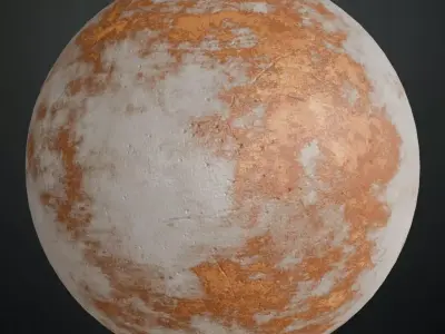 Galvanized Metal Rust PBR Seamless Texture