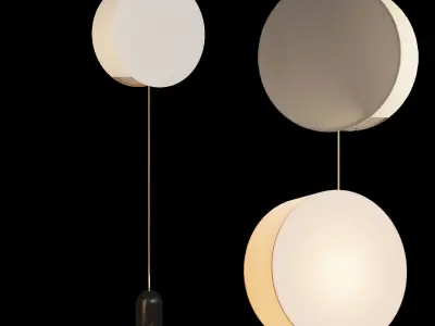 Simonemarcel Pendolo Black Marble 3D model