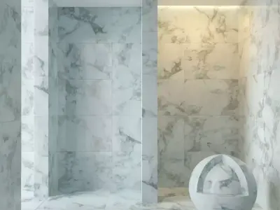 Marble wall 40 3D model