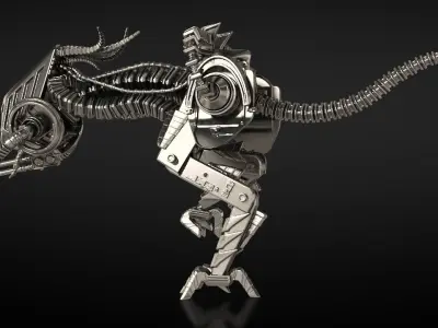 Dinosaur Robot for print 3D print model
