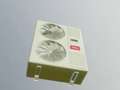 double turbine Air Conditioner  3D model
