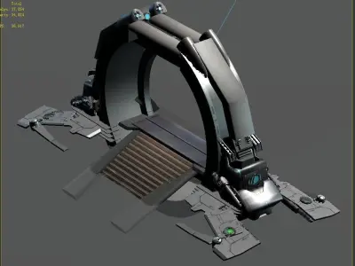 Heterogeneous - Building - Portal 01 3D model