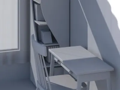 Window Corner 3D model