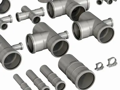 Sewer fittings Big n2 3D model