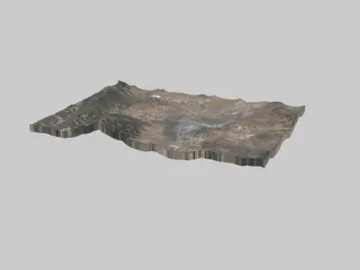 Reno City Low-poly 3D model