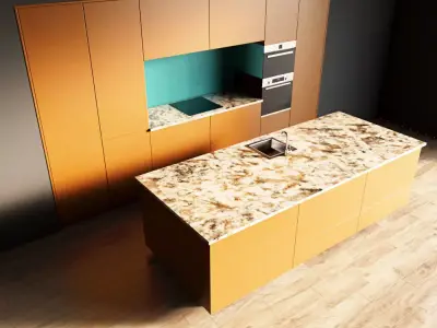 114-Kitchen6 matte 10 3D model