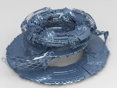 Genma stone Structure collection 1  3D model