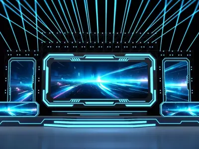 Event Stage 14 Design 3D model