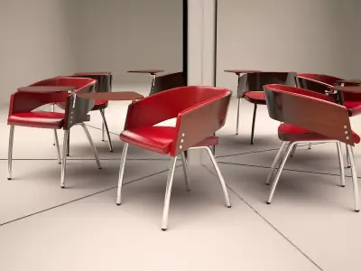 M - modern dining chair 3D model