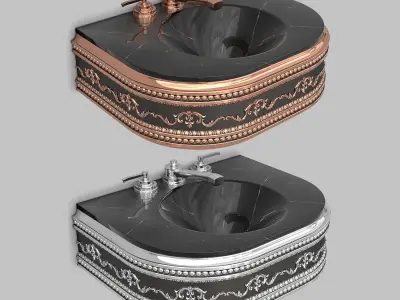 Classic Wash Basin 2 3D model