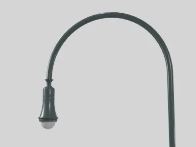 Street Lamp NYC Low-poly 3D model