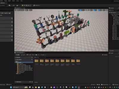 Sci-Fi Antenna Mega Collection Pack Low-poly 3D model