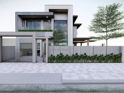 VILLA modern house 3D model