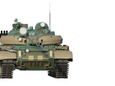 TANK T-62 3D model
