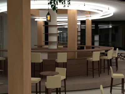 3 Floor Building 3D model