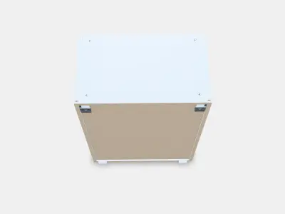 METOD Wall cabinet frame Low-poly 3D model