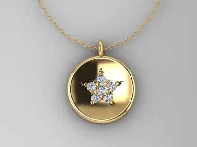 Pendant P052 3D Print Model 3D print model