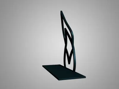 Sci-fi Wall Sconce 3D model