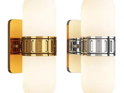 Rio Wall Sconce Low-poly 3D model