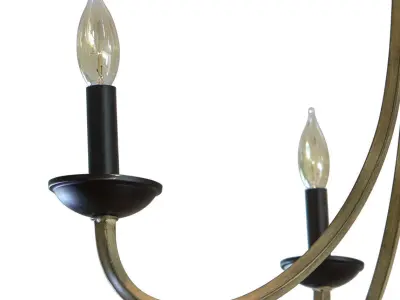 Winget Light Candle Style Traditional Chandelier 3D model