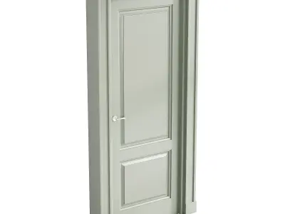 Modern entrance door 32 3D model