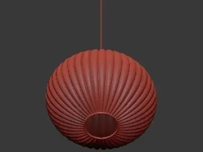Coral Seaurchin Pendant Light 3D model purchase