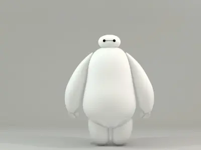 Baymax - Robot Low-poly 3D model