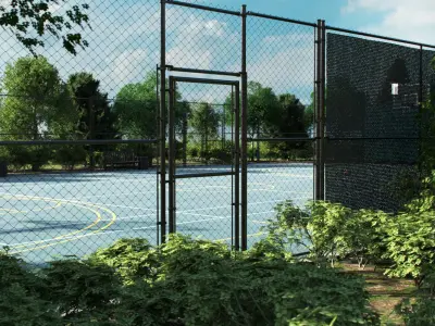  Basketball Outdoor Court 