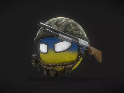 ball pack model Fantasy 3D model