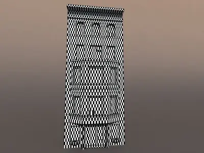 Apartment House 76 Low-poly 3D model