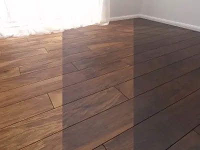 Parquet Floor Vintage Narrow 3D model