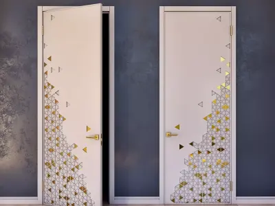Unusual doors 3D model