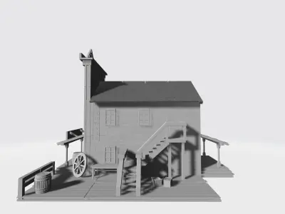 Wild west hardware 3D print model