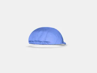 SUPREME LINEN FITTED CAMP CAP LIGHT BLUE 3D model