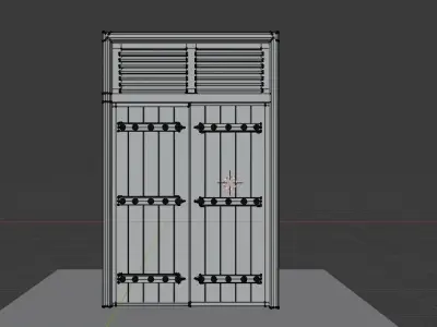 Door 3D Object Free low-poly 3D model