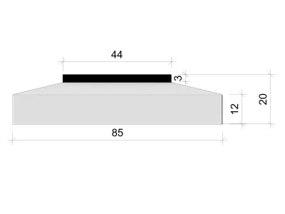 Square Storm Drain With Concrete Frame Street Drainage Grate Urb 3D model