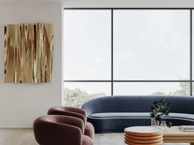 apartment interior scenes    3D model 10