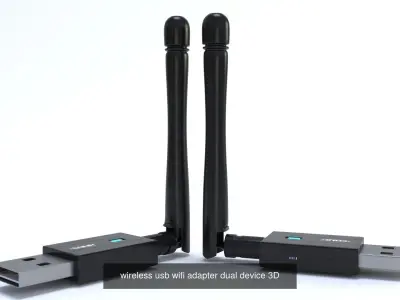 Bluetooth devices routers adaptor 3D Model Pack