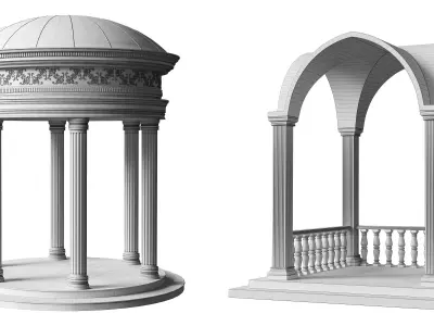 Architectural Exterior Elements Collection 3D model