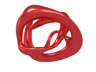 Abstract Shape v23 005 Low-poly 3D model